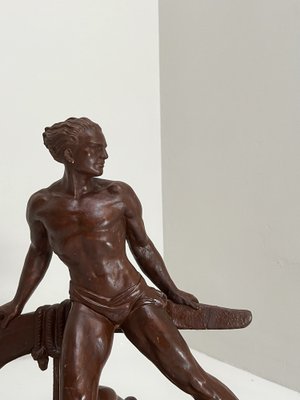 Ugo Cipriani, Art Deco Sculpture, 1930s, Terracotta-LKT-2042892