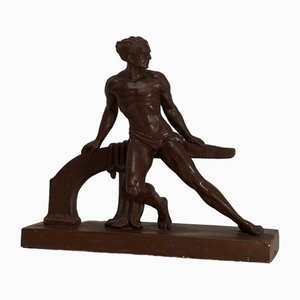 Ugo Cipriani, Art Deco Sculpture, 1930s, Terracotta-LKT-2042892