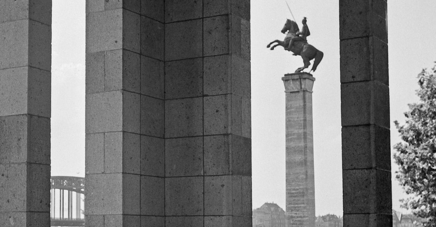 Uhlan Memorial Court of Honour at Rhine Duesseldorf, Germany 1937