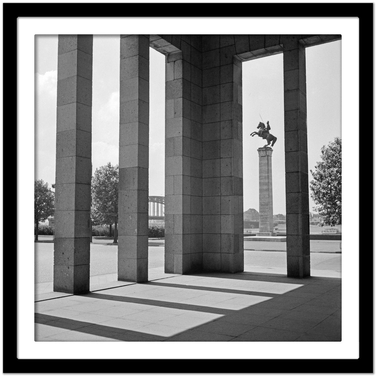 Uhlan Memorial Court of Honour at Rhine Duesseldorf, Germany 1937-DYV-995277