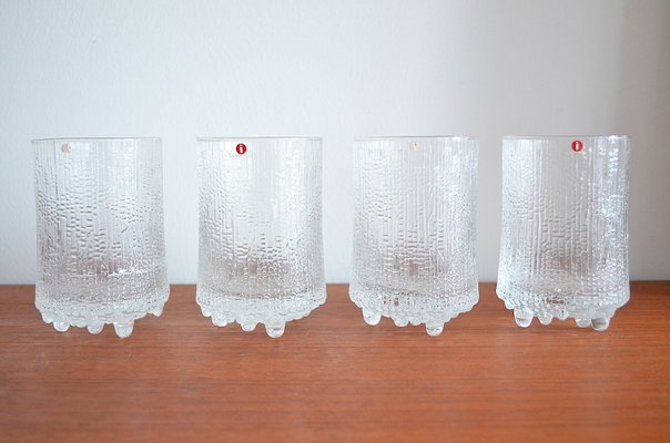 Ultima Thule Glasses by Tapio Wirkkala for Iittala, 1970s, Set of 4-OV-847743