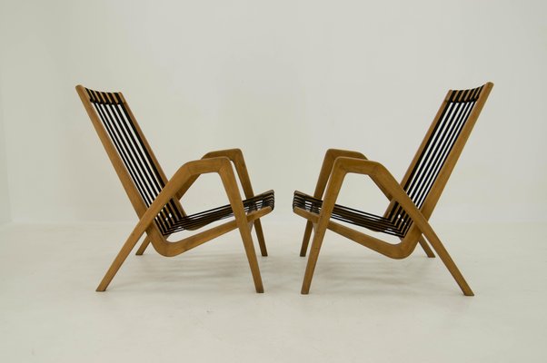 Ultra Film Inventory Armchairs by Jan Vanek, 1950s, Set of 2-TZ-800355