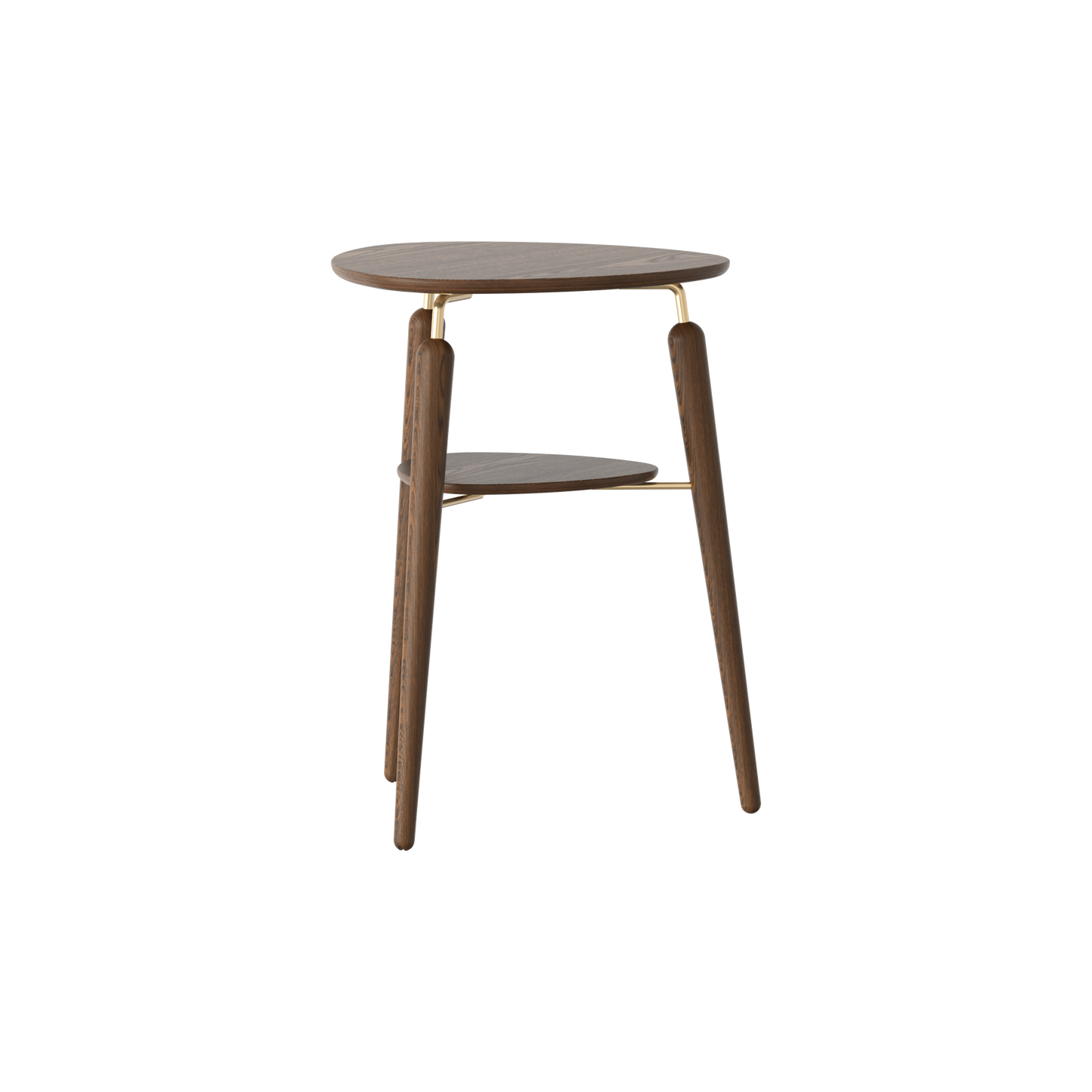 My Spot Side Table by UMAGE #Dark Oak/ Brass