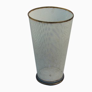 Umbrella Stand in Brass and Perforated Plate from Vereinigte Werkstätten München-FGF-1013041