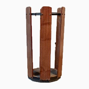 Umbrella Stand in Iron and Wood, 1950s-VCV-982652