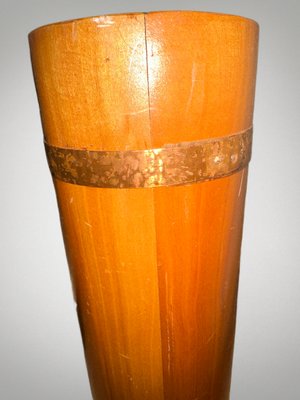 Umbrella Stand in Teak and Copper-SZM-1769123