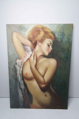 Undressed Woman Painting, 1970s-VQY-857222