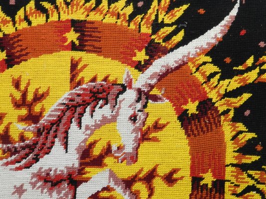 Unicorn Tapestry by Alain Cornic, 1960s-ARU-656904