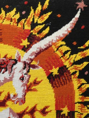 Unicorn Tapestry by Alain Cornic, 1960s-ARU-656904