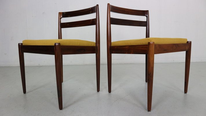 Universe 301 Dining Chairs by Kai Kristiansen for Magnus Olesen, Denmark, 1960s, Set of 4-DT-2026166