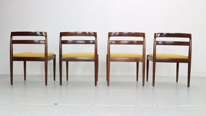 Universe 301 Dining Chairs by Kai Kristiansen for Magnus Olesen, Denmark, 1960s, Set of 4-DT-2026166