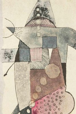 Unknown, Abstract Composition, Mixed Media, Late 20th Century-ZCI-1423433