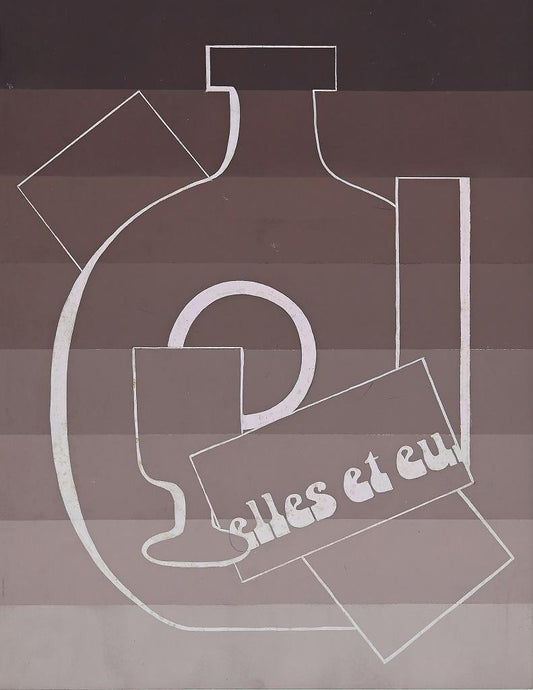 Unknown - Advertising Sketch Elles et Eu - Mixed Media - Late-20th Century