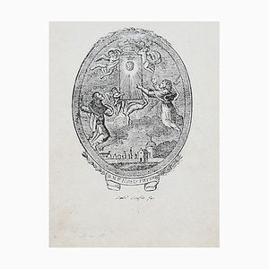 Unknown - Allegorical Sublime - Original Etching - 19th Century-ZCI-823550