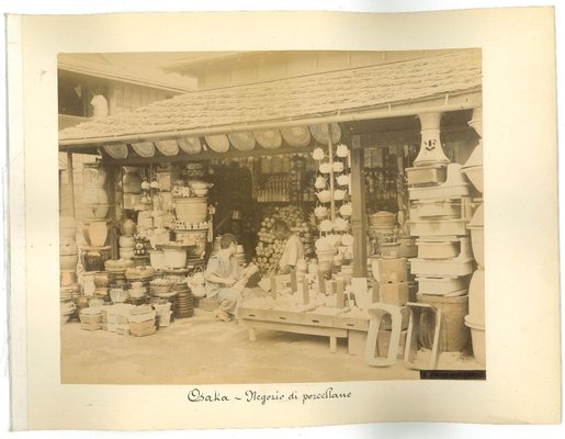 Unknown, Ancient Japanese Ethnographic Photos from Osaka, Albumen Prints, 1880/90s-ZCI-938927