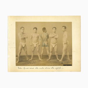 Unknown, Ancient Portrait of Japanese Gymnasts, Albumen Print, 1880s-1890s-ZCI-937905