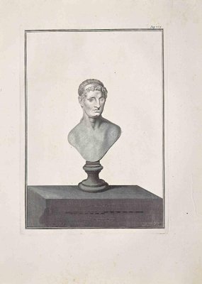 Unknown, Ancient Roman Bust, Original Etching, 18th Century-ZCI-1383112