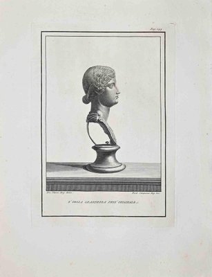 Unknown, Ancient Roman Bust, Original Etching, 18th Century-ZCI-1383109