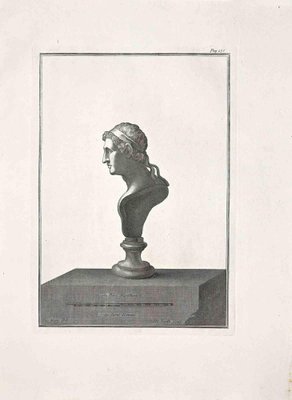 Unknown, Ancient Roman Bust, Original Etching, 18th Century-ZCI-1383113