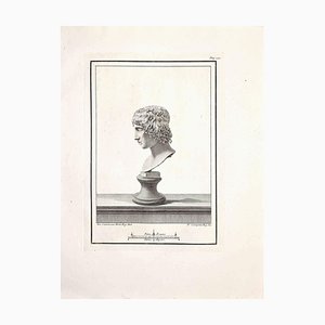 Unknown, Ancient Roman Bust, Original Etching, 18th Century-ZCI-1383114