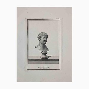 Unknown, Ancient Roman Bust, Original Etching, 18th Century-ZCI-1383102