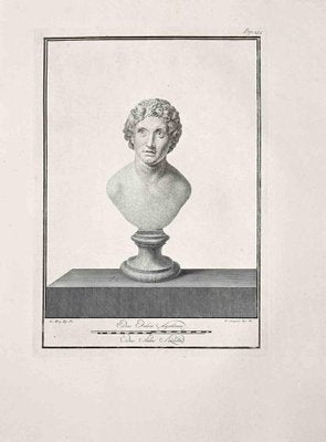 Unknown, Ancient Roman Statue, Original Etching, 18th Century-ZCI-1383106