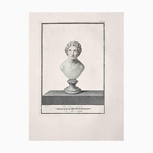 Unknown, Ancient Roman Statue, Original Etching, 18th Century-ZCI-1383106