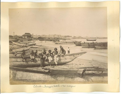 Unknown, Ancient View of Colombo, Albumen Prints, 1880s/90s, Set of 2-ZCI-949379