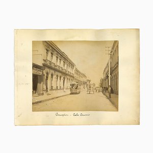 Unknown, Ancient View of Conception, Calle Comercio, Chile, Photo, 1880s-ZCI-911970