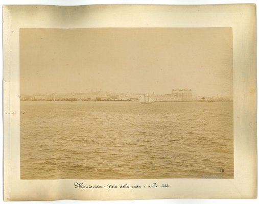 Unknown, Ancient View of Montevideo, Photo, 1880s, Set of 2-ZCI-911986