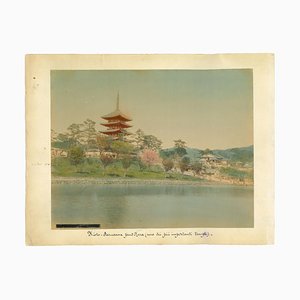 Unknown, Ancient View of Temple in Kyoto, Albumen Print, 1880s-1890s-ZCI-937864