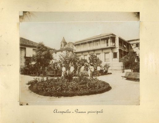 Unknown, Ancient Views of Acapulco, Photos, 1880s, Set of 2-ZCI-911984