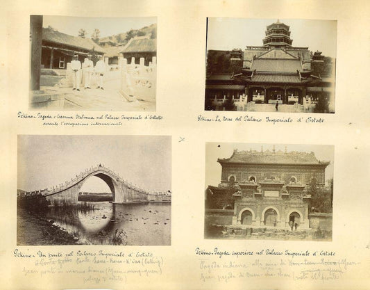 Unknown, Ancient Views of Beijing, Albumen Prints, 1890s