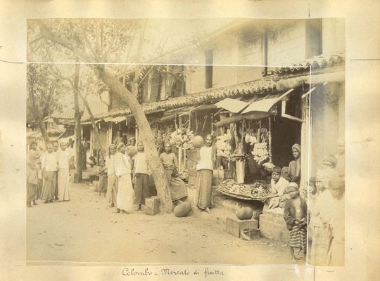 Unknown, Ancient Views of Colombo and Aden, Original Albumen Print, 1880s/90s-ZCI-949382