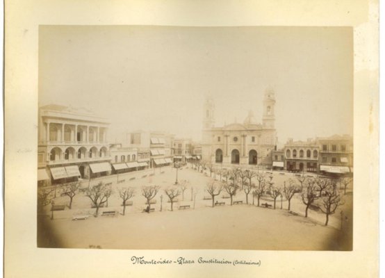 Unknown, Ancient Views of Montevideo, Uruguay, Photo, 1880s, Set of 2-ZCI-911975