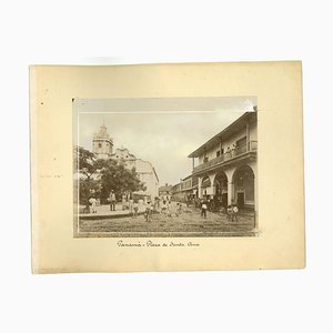 Unknown, Ancient Views of Panama City, Photos, 1880s, Set of 2-ZCI-911988