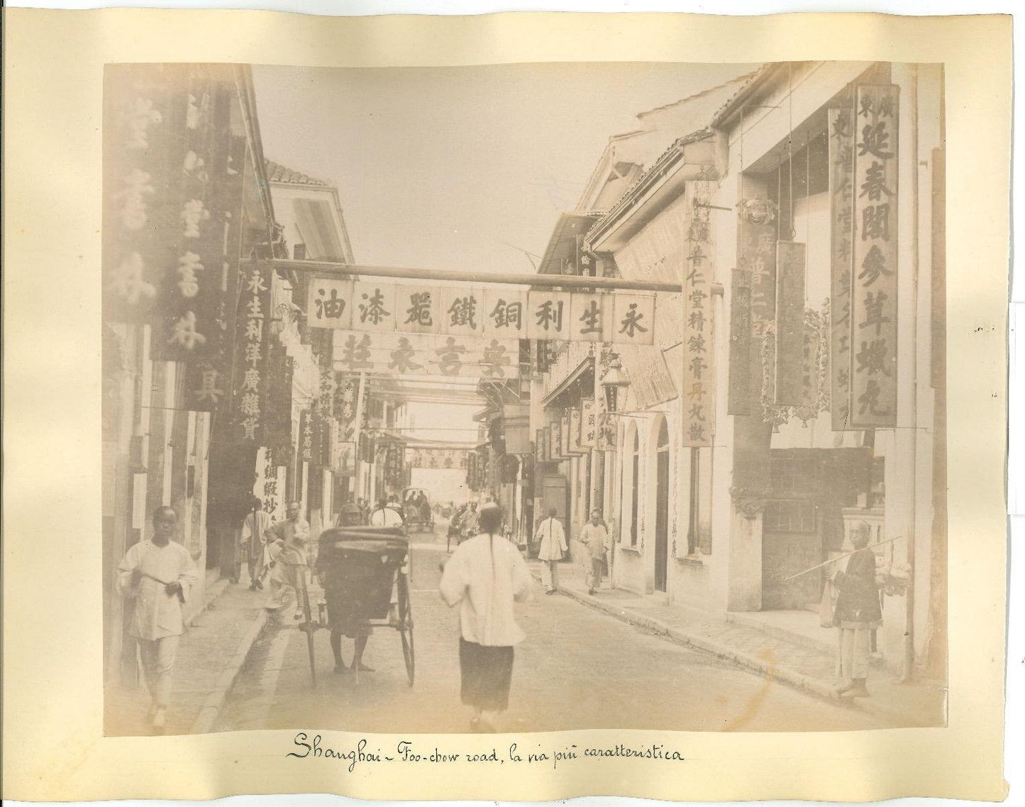 Unknown, Ancient Views of Shanghai, Albumen Prints, 1890s, Set of 2