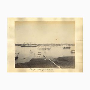 Unknown, Ancient Views of Shanghai, Albumen Prints, 1890s, Set of 2-ZCI-948236