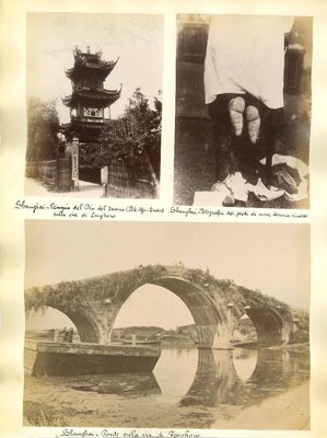 Unknown, Ancient Views of Shanghai, Albumen Prints, 1890s, Set of 4-ZCI-949365