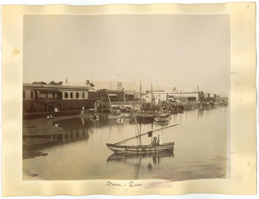 Unknown, Ancient Views of Suez, Albumen Print, 1880s/90s, Set of 2-ZCI-953722