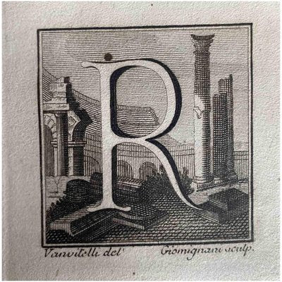 Unknown, Antiquities of Herculaneum: Letter R, Etching, 18th Century-ZCI-1759142