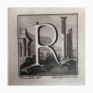 Unknown, Antiquities of Herculaneum: Letter R, Etching, 18th Century-ZCI-1759142