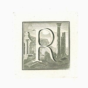 Unknown, Antiquities of Herculaneum: Letter R, Etching, 18th Century-ZCI-1758932