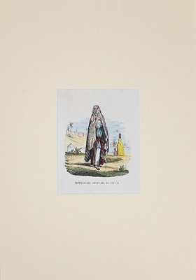 Unknown - Arab City Costume - Original Lithograph - 19th Century-ZCI-871870