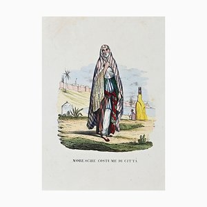 Unknown - Arab City Costume - Original Lithograph - 19th Century-ZCI-871870