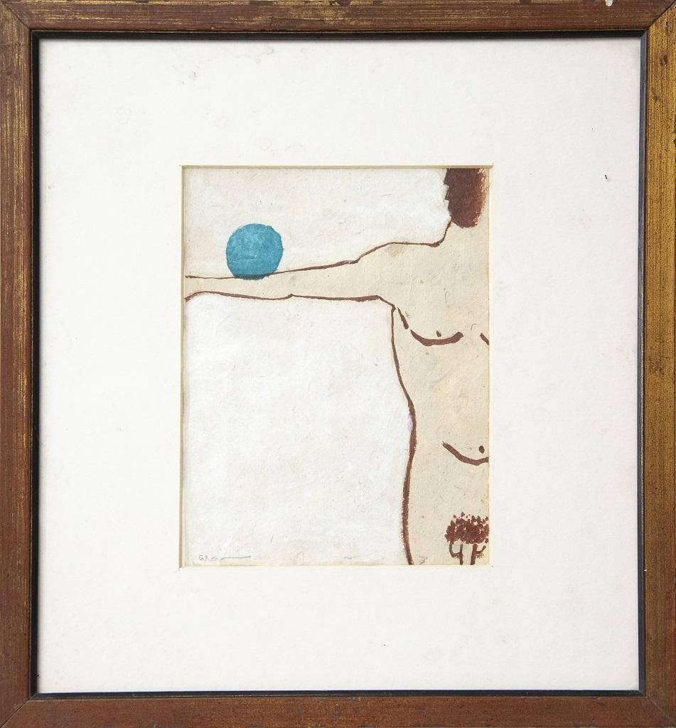 Unknown - Balance - Original Mixed Media - 1970s