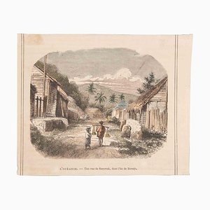 Unknown, Borneo Road of the Sarawack, Lithograph, 19th Century-ZCI-1760610