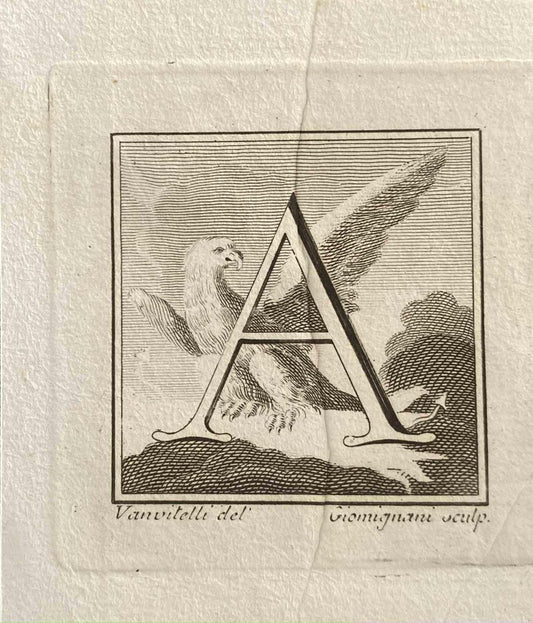 Unknown, Capital Letter for Antiquities of Herculaneum Exposed, Late 18th Century