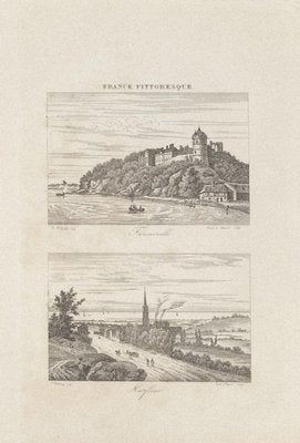 Unknown, Cityscapes, France Pittoresque, Etching, 19th Century-ZCI-874854