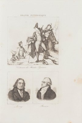 Unknown - Costumes and Portraits - Original Lithograph - 19th Century-ZCI-872104